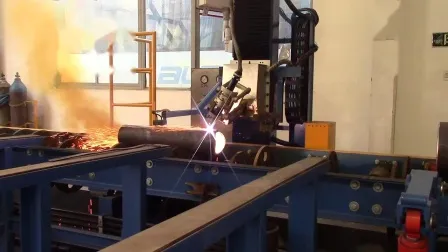 Equipo de mandrinado y corte de tubos por llama/plasma CNC de cinco ejes