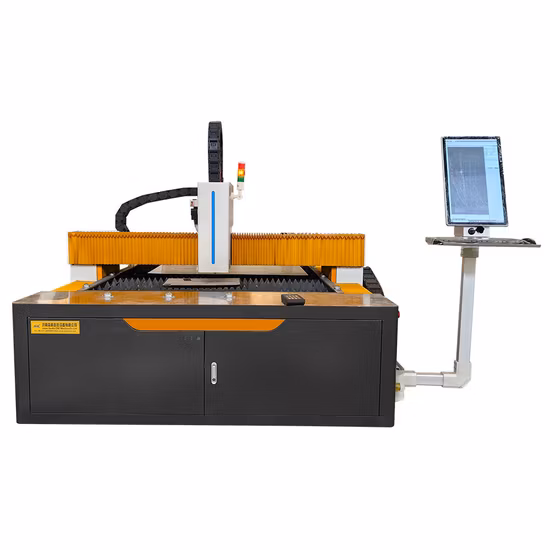 2040 2000W Cortadora automática de acero con láser de fibra para metal de aluminio